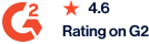4.6 rating on G2